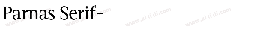 Parnas Serif字体转换